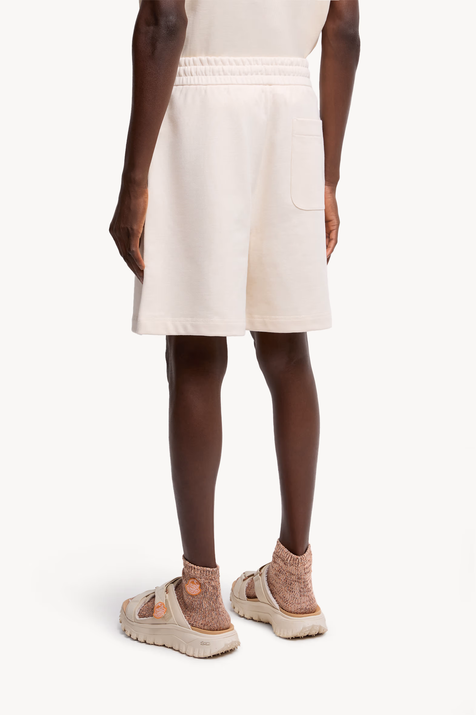 Moncler x Gilga Farm Designed by Donald Glover Cotton Shorts Men White Ivory Moncler 5
